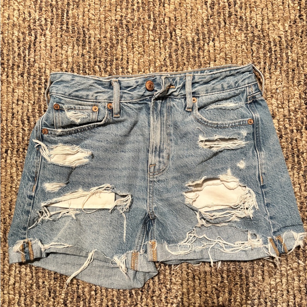 Distressed Denim Women's Shorts